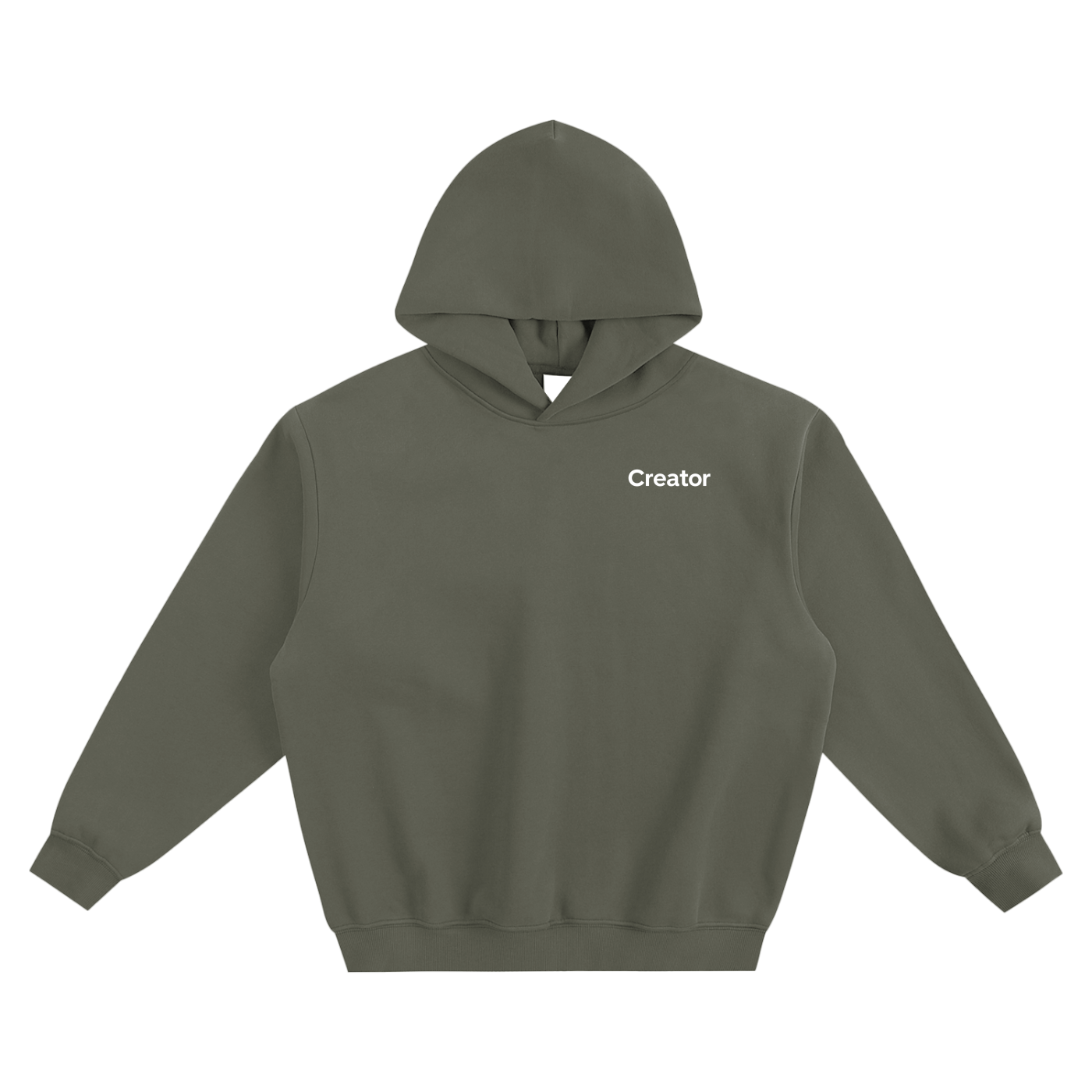 Fleeced Boxy Hoodie