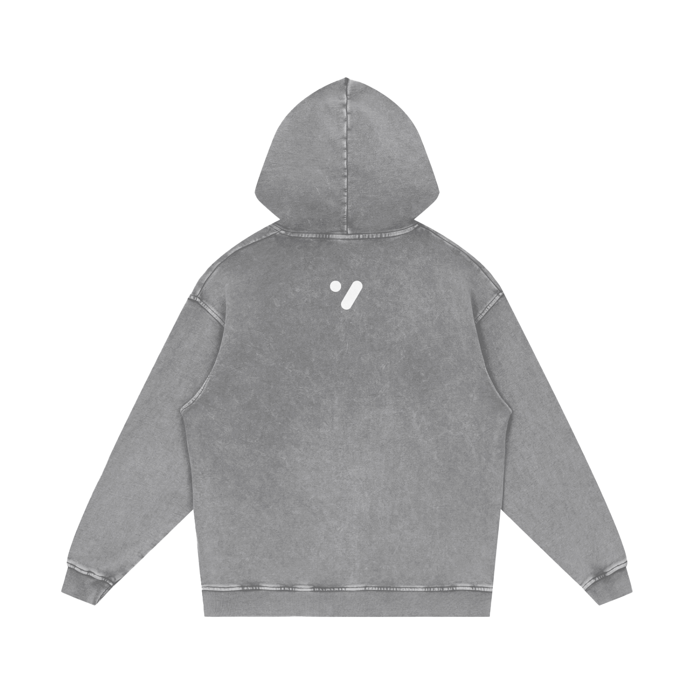 Snow Washed Cotton Hoodie