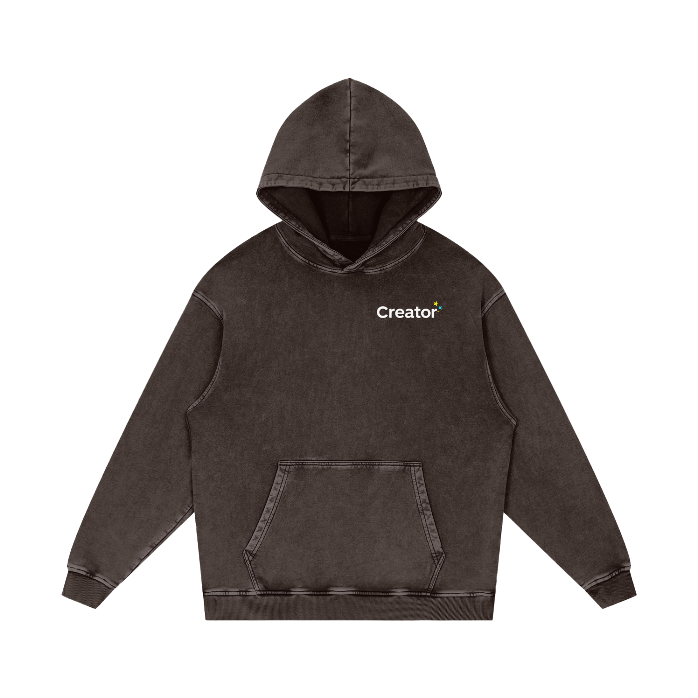 Snow Washed Cotton Hoodie